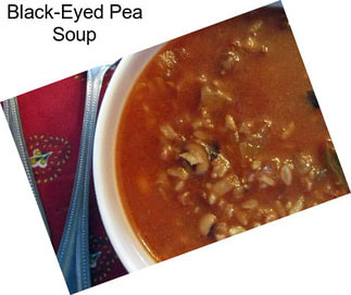 Black-Eyed Pea Soup