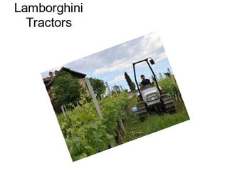 Lamborghini Tractors