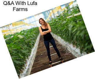 Q&A With Lufa Farms