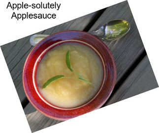 Apple-solutely Applesauce