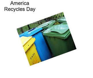 America Recycles Day