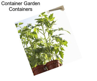 Container Garden Containers