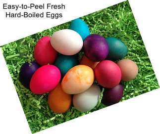 Easy-to-Peel Fresh Hard-Boiled Eggs