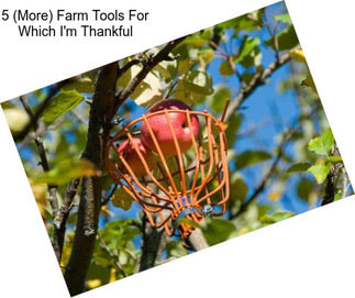 5 (More) Farm Tools For Which I\'m Thankful