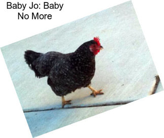 Baby Jo: Baby No More