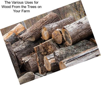 The Various Uses for Wood From the Trees on Your Farm