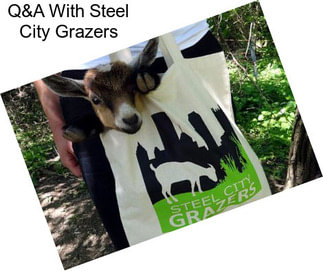 Q&A With Steel City Grazers