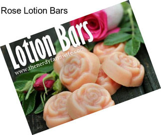 Rose Lotion Bars