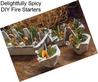 Delightfully Spicy DIY Fire Starters