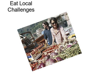 Eat Local Challenges