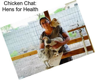 Chicken Chat: Hens for Health