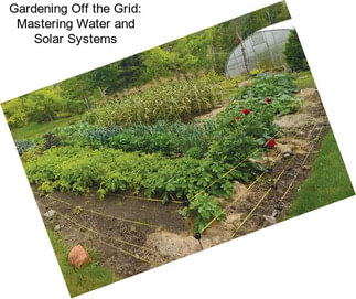 Gardening Off the Grid: Mastering Water and Solar Systems