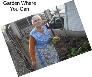 Garden Where You Can