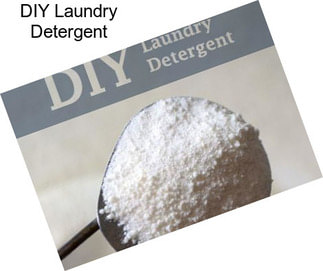 DIY Laundry Detergent