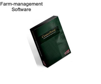 Farm-management Software
