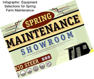 Infographic: Equipment Selections for Spring Farm Maintenance