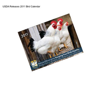 USDA Releases 2011 Bird Calendar