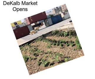 DeKalb Market Opens
