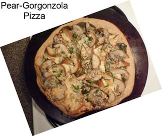 Pear-Gorgonzola Pizza