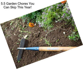 5.5 Garden Chores You Can Skip This Year!