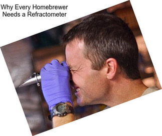 Why Every Homebrewer Needs a Refractometer