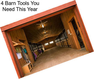 4 Barn Tools You Need This Year