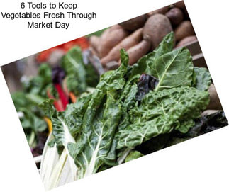 6 Tools to Keep Vegetables Fresh Through Market Day