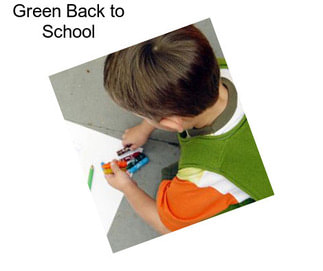 Green Back to School