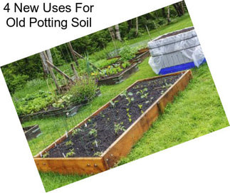 4 New Uses For Old Potting Soil