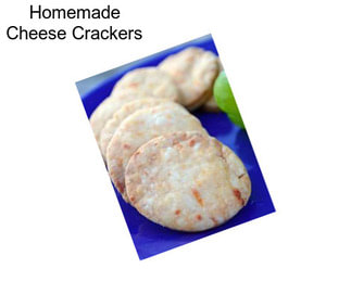 Homemade Cheese Crackers