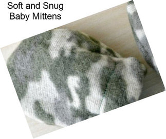 Soft and Snug Baby Mittens