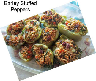Barley Stuffed Peppers