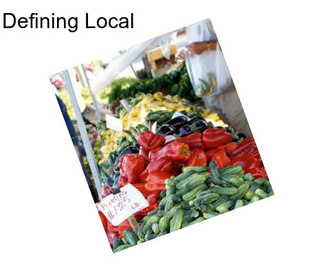 Defining Local