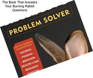The Book That Answers Your Burning Rabbit Questions