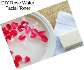 DIY Rose Water Facial Toner