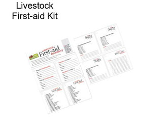 Livestock First-aid Kit