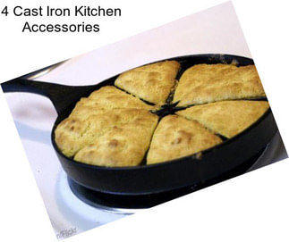4 Cast Iron Kitchen Accessories