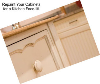 Repaint Your Cabinets for a Kitchen Face-lift