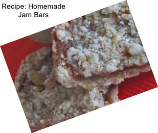 Recipe: Homemade Jam Bars