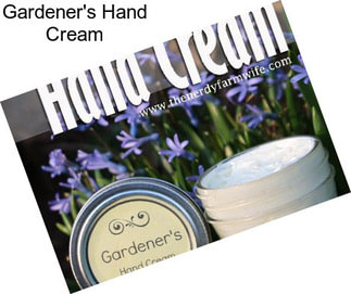 Gardener\'s Hand Cream