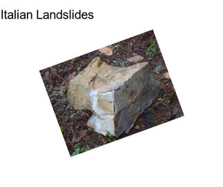 Italian Landslides