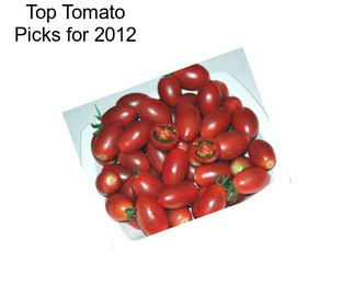 Top Tomato Picks for 2012