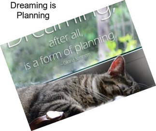 Dreaming is Planning