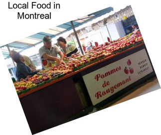 Local Food in Montreal
