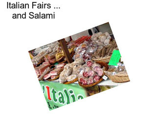 Italian Fairs ... and Salami