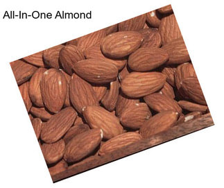 All-In-One Almond