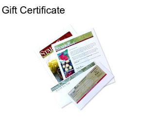 Gift Certificate