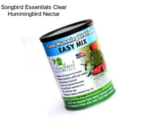 Songbird Essentials Clear Hummingbird Nectar