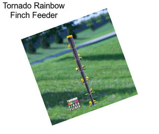 Tornado Rainbow Finch Feeder