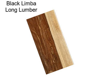 Black Limba Long Lumber
